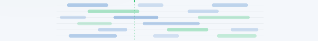 Fleet schedule timeline